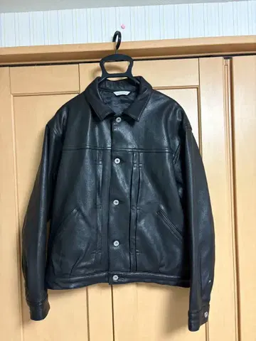 journalstandard 램 가죽 트래커 자켓