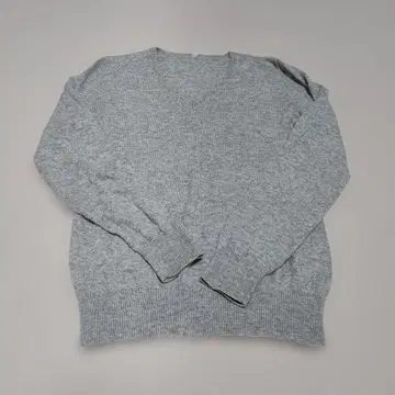 무인양품 캐시미어 V넥 긴팔 니트