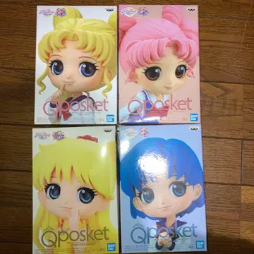 Qposket 세일러문 피규어 4개 세트