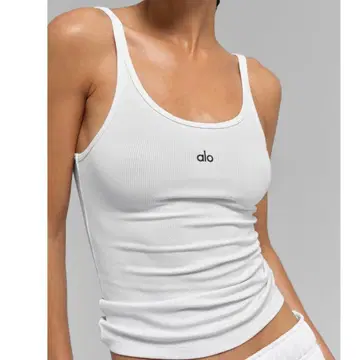 Alo yoga 탱크탑 화이트