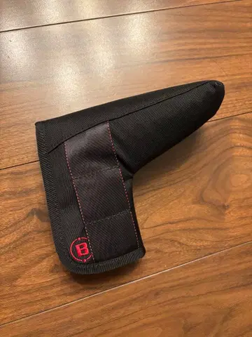 브리핑 퍼터용 헤드커버 핑형 블랙