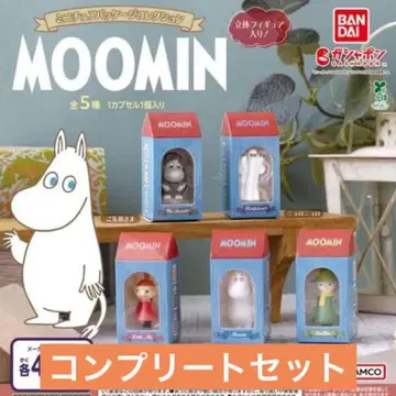 MOOMIN 미니어처 패키지 컬렉션 전 5종 컴플리트 세트