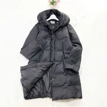 Theory*띠어리 럭스 롱 다운 코트 숄 빅 사이즈 42