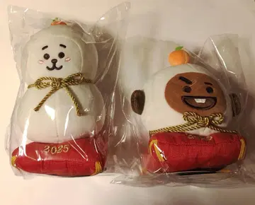 BT21 카가미모치 봉제 인형 2025 RJ SHOOKY BTS JIN