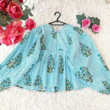 SZ Blockprints 23SS EVA TOP 블라우스 누키테파