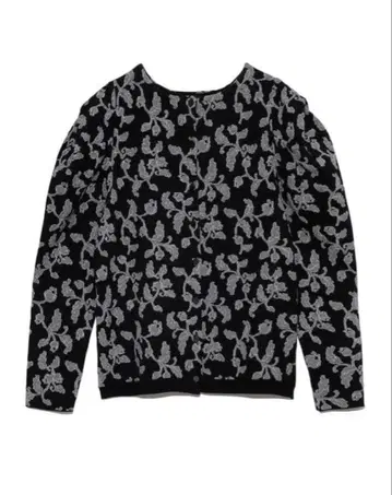 CELFORD 꽃무늬 자카드 가디건