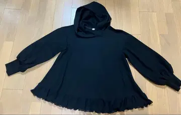 ADEAM 아데암 A라인 후드티 블랙 S 1회 사용