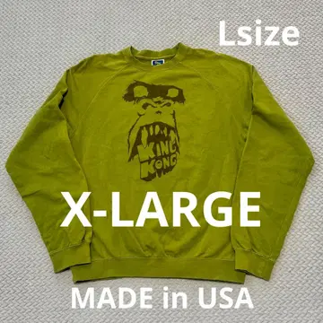 XLARGE 킹콩 그래픽 맨투맨 L