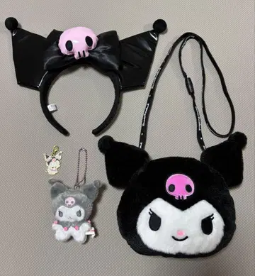 푸로이로랜드 한정판 쿠로미 머리띠 패스 케이스 피타토 프렌즈 참