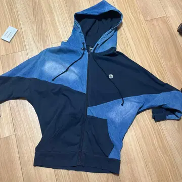 STY6 네이비 데님 M 후드티