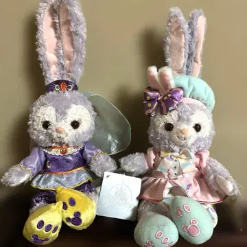 SHDL 상하이 디즈니 스텔라 루 봉제 인형 2체 세트