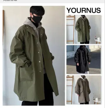 나일론 자켓 브라운