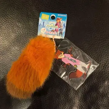 주토피아2 닉 꼬리 키링