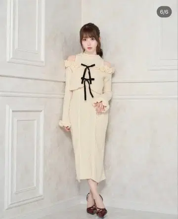 로제뮤즈 Cable knit o/p set