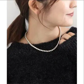 SLOBE IENA 메탈 비즈 숏 목걸이