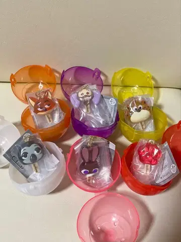 주토피아 아이스캔디 참 전 6종 컴플리트 아이스캔디