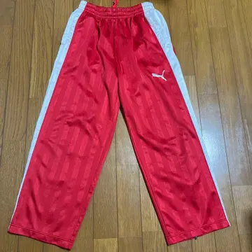 일본제 푸마 남성용 저지 SS 레드 x 화이트