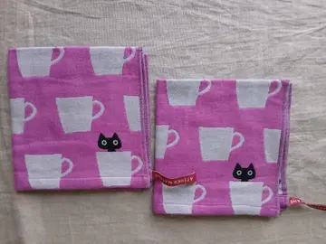 미사용 새상품 마타노 아츠코 거즈 2장 손수건 행주