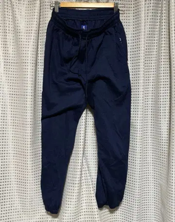 네이비 조거 팬츠 허리밴딩