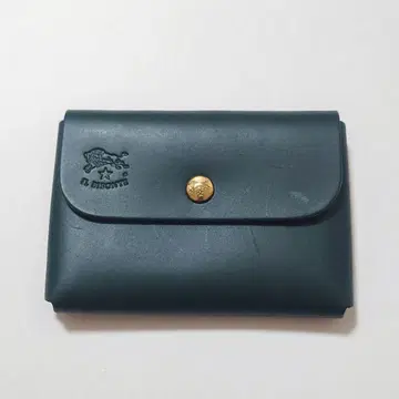 IL BISONTE 명함지갑 다크 그린