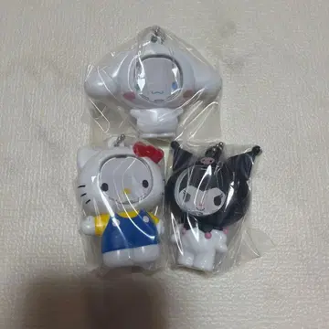 산리오 캐릭터즈 사진 프레임 마스코트 시나몬, 헬로키티, 쿠로미