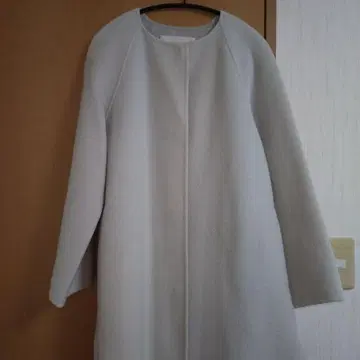 ADORE 그레이 노카라 리버 코트 36