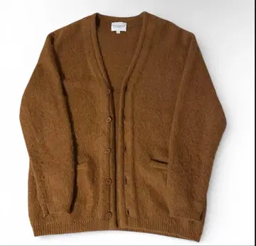 모헤어 가디건 브라운