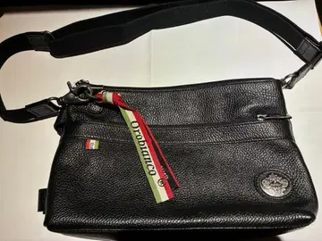 Orobinaco 블랙 가죽 숄더백