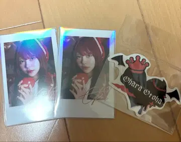 [ AVAM ] CD 혜택 폴라로이드풍 카드 오하라 오토하 스티커