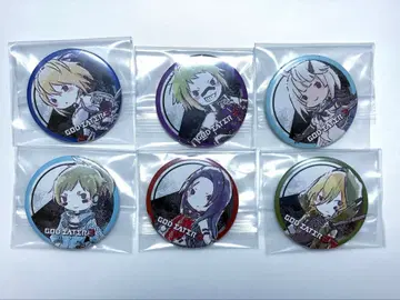 GOD EATER (갓 이터) 3 그래프 아트 캔뱃지 6개 세트