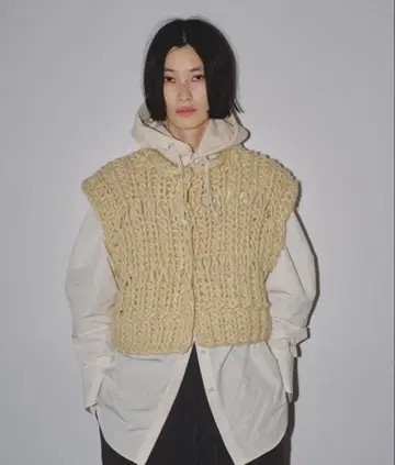 todayful 청키 핸드 니트 베스트