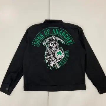 SONS OF ANARCHY 자수 워크 자켓 USA제 L
