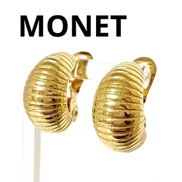 모네 후프 귀찌 골드 빈티지 MONET Vintage
