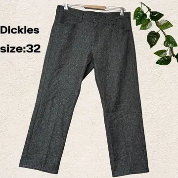 Dickies 워크 팬츠 그레이 32