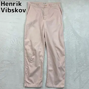 Henrik Vibskov 팬츠 핑크 치노 팬츠 헨릭 비브스코프