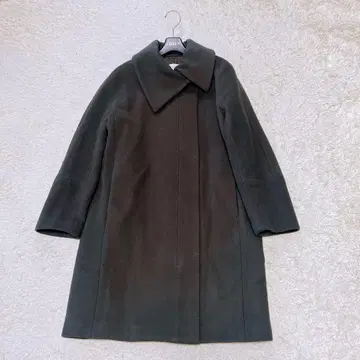 DES PRES 투모로우랜드 캐시미어 혼방 빅 칼라 롱 코트 36