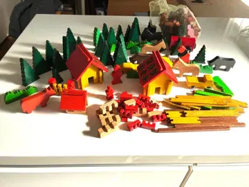 새상품급 듀시마사 동물 미니 쌓기 블록 다수 NIKITIKI