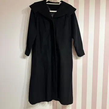 핸드메이드 롱 울 코트