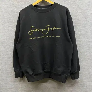 SEAN JOHN 숀 존 로고 자수 맨투맨 트레이닝복