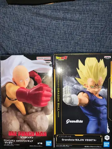 드래곤볼 Grandista 마인 베지터 원펀맨 사이타마 피규어