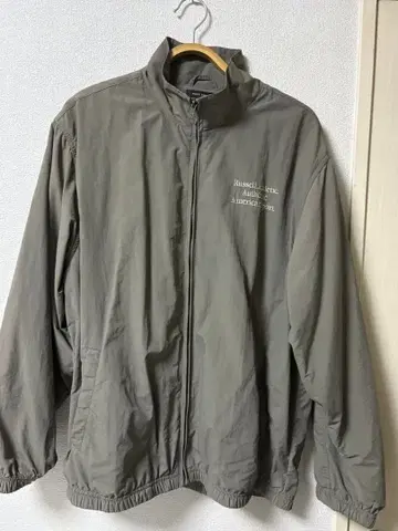 Russell Athletic 나일론 자켓 그레이