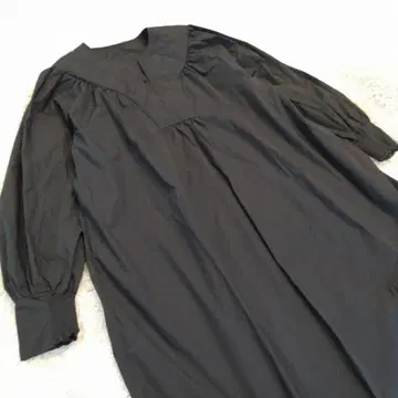 #Newans 원피스 퀼트 칼라 블랙