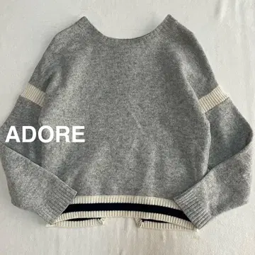 [ 새상품급 ] ADORE 아도어 울 니트 스웨터 버튼