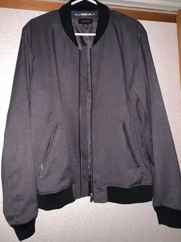 그레이 블루종 자켓 집업