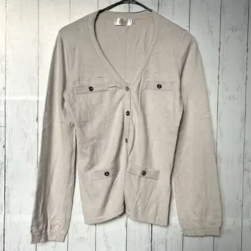 메이크렛 MAKELET 가디건 38 M 베이지 2way 소매