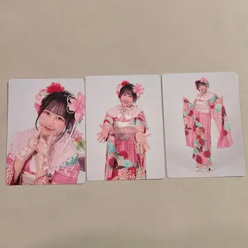 마츠모토 카렌 후리소데 카드 3장 FRUITS ZIPPER