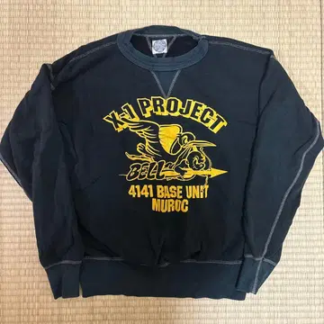 MCHILL X-1 PROJECT 맨투맨 L 블랙