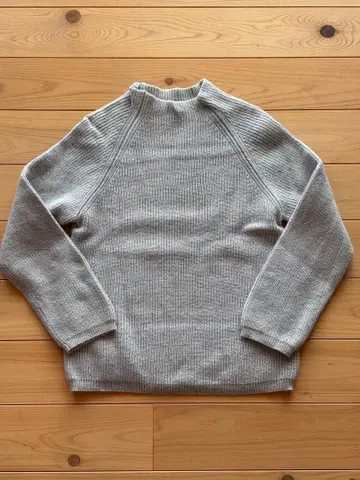 MARGARET HOWELL 보틀넥 니트 울 그레이