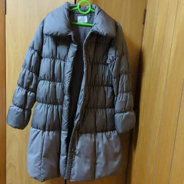 [새상품급] grove 그로브 다운 코트 M 그레이지/모카계