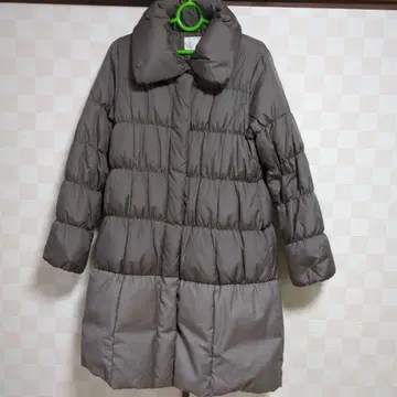 [새상품급] grove 그로브 다운 코트 M 그레이지/모카계